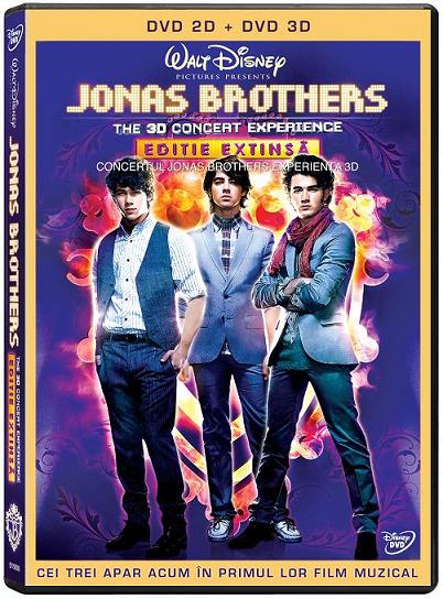 Jonas Brothers, in concert 2D si 3D pe DVD