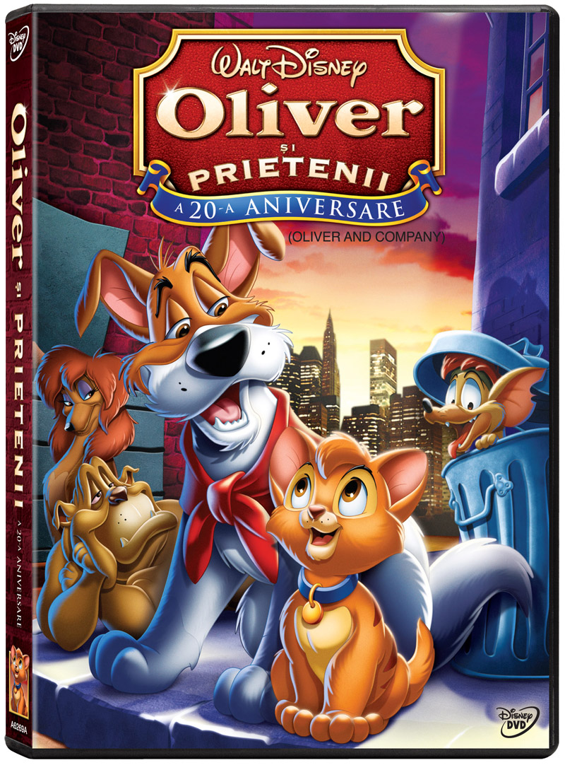 Animatia Disney “Oliver si prietenii”, pe DVD in editia aniversara de 20 de ani