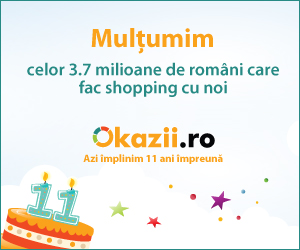 La aniversarea de 11 ani, Okazii.ro multumeste celor 3,7 milioane de clienti